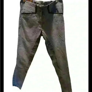 Ariat Pro Series Women's 30L Blue Riding Breeches Stretch Knee Patches Pants